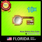 Lot 10 iPhone 3 3G 3GS Home Menu Button Flex Cable Ribbons Cable 10x x10