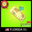 5 lot Apple iPhone 3GS 3G 3M Tape Screen Adhesive Glue Sticker pack x5