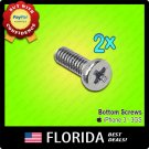 iPhone 3 3G 3GS Dock Connector Bottom Phillips Cross Screws Set Pair lot 2 Apple