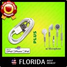 USB Data Sync Cable Earphones Mic Microphone Apple iPhone 3GS 4 iPod