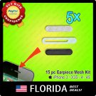 lot 5 adhesive earpiece speaker anti dust screen mesh grill iphone 3GS 4 4G 4S