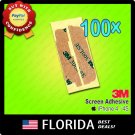 100x lot Apple iPhone 4 4S 4G Touch Screen Digitizer LCD Glass 3M Adhesive x100