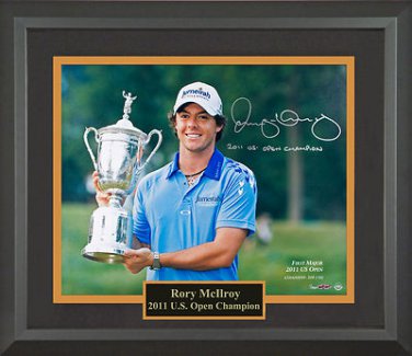 Rory McIlroy Signed Photo Framed