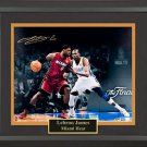 LeBron James Signed Photo Framed