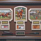 Triple Crown Champions Jockeys Autographed Framed