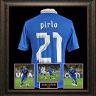 Andrea Pirlo Autographed Jersey Framed