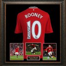 Wayne Rooney Signed Jersey Framed