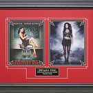 Jennifers Body Collage Signed by Megan Fox Framed