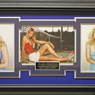 Maria Sharapova Signed Three Photo Collage Framed