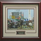 2011 Preakness Winner Shackelford Photo Matted and Framed