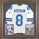 Troy Aikman Autographed Jersey Framed