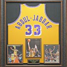 Kareem Abdul Jabbar Autographed Jersey Framed