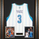 Chris Paul Autographed Jersey Framed
