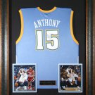 Carmelo Anthony Autographed Jersey framed