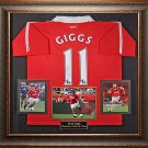 Ryan Giggs Autographed Jersey Framed