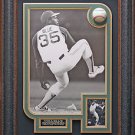 Vida Blue Signed Baseball Display Framed