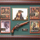 Johnny Depp Signed Pirates of the Caribbean Collage Framed