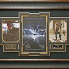 Batman Dark Knight Rises Signed Photo Collage Framed