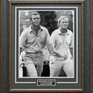 Jack Nicklaus & Arnold Palmer Photo Framed