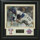 Nolan Ryan vs Robin Ventura Signed The Fight Photo Display.