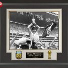 Diego Maradona Signed Cleat Framed