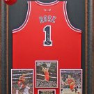 Derrick Rose Signed Chicago Bulls Jersey Framed