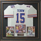 Tim Tebow Signed Florida Gators Jersey Framed
