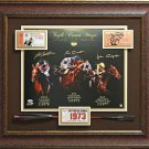 Triple Crown Champions Autographed Photos Framed