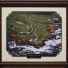 Pebble Beach Aerial 16x20 Photo Framed