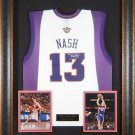 Steve Nash Signed Jersey Framed