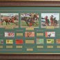 Secretariat, Affirmed, Seattle Slew Triple Crown Champion Signed Photo Framed