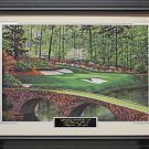 Augusta National Golf Club Hole #12 Framed Photo