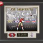 Joe Montana Signed San Francisco 49ers Photo Framed