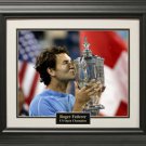 Roger Federer US Open 16x20 Photo Framed