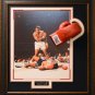 Muhammad Ali Signed Boxing Gloves Collage Display.
