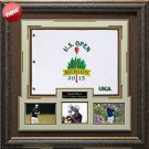 Justin Rose 2013 US Open Champion Flag Framed