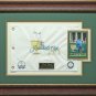 Adam Scott Signed 2013 Presidents Cup Flag Display
