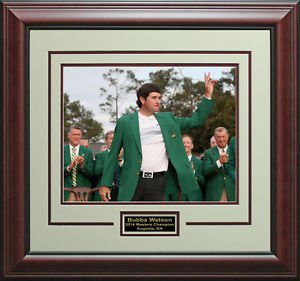 Bubba Watson 2014 Masters Champion Green Jacket Photo Framed