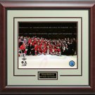 Chicago Blackhawks 2015 Stanley Cup Champions Photo Display.