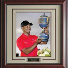 Tiger Wins WGC-Cadillac Championship Photo Framed