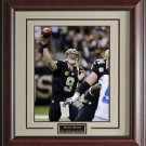 Drew Brees New Orleans Saints Photo Display.