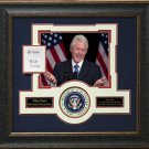 William J Clinton Autographed Bookplate Display.