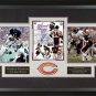 Walter Payton Signed Chicago Bears Photo Display.