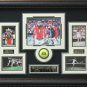John McEnroe VS Bjorn Borg Signed Wimbledon Photo Display.