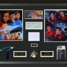 Star Trek Autographed Collage Display.