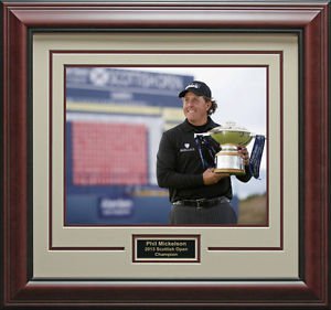 Phil Mickelson 2013 Scottish Open Champion Framed 11x14 Photo