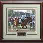 American Pharoah 2015 Triple Crown Winner Belmont Stakes 16x20 Photo Display.