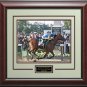American Pharoah 2015 Triple Crown Winner Belmont Stakes 16x20 Photo Display.