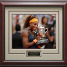 Serena Williams 2013 French Open Champion Framed Photo