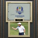 Rory McIlroy Signed 2014 Ryder Cup Flag Display.